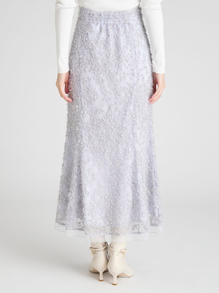 スパンコールレース刺繍スカート(SKIRT（スカート）)｜CELFORD（セル