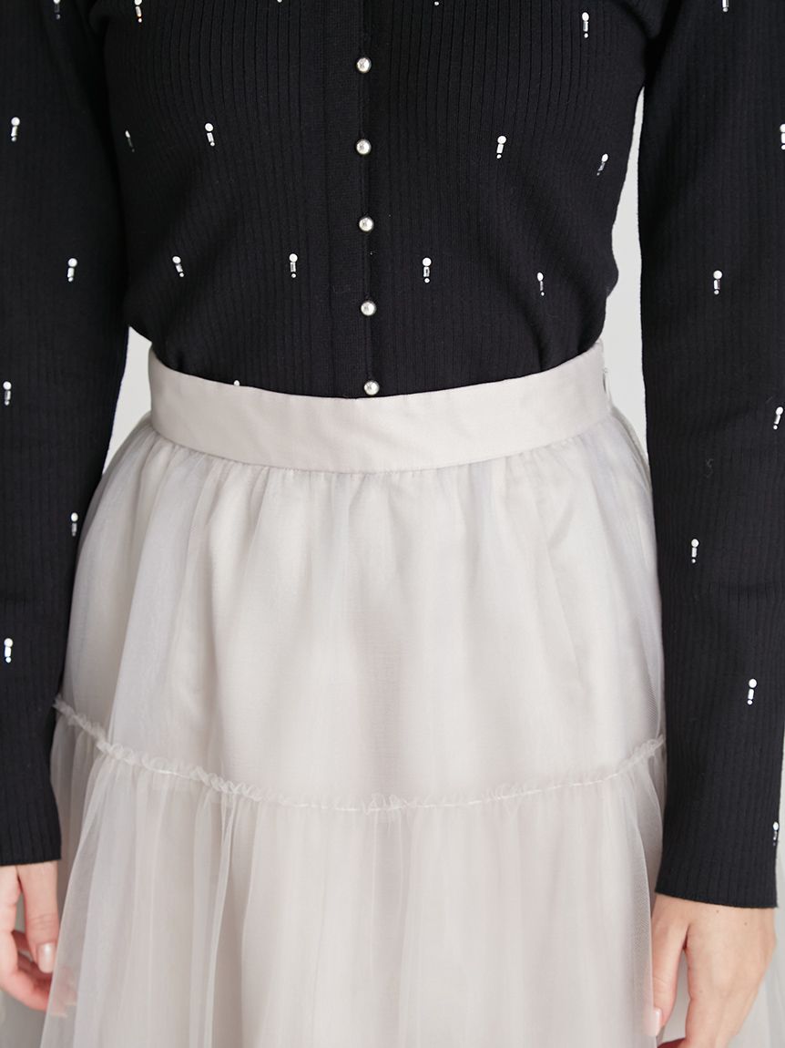 チュールティアードスカート(SKIRT（スカート）)｜CELFORD（セル