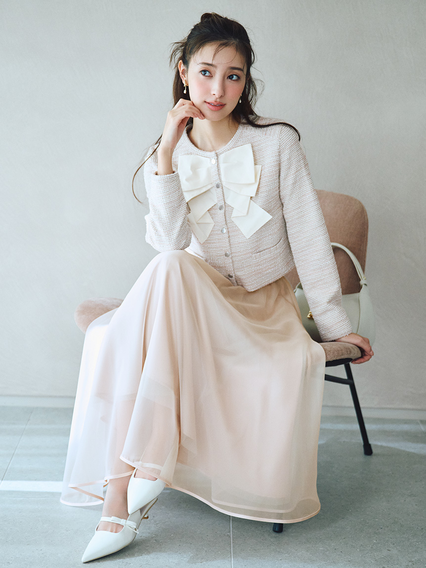 今期美品セルフォード チュールシアーブルゾン Amazon.co.jp: チュールシアーブルゾン CWFJ251047CPNKF : ファッション