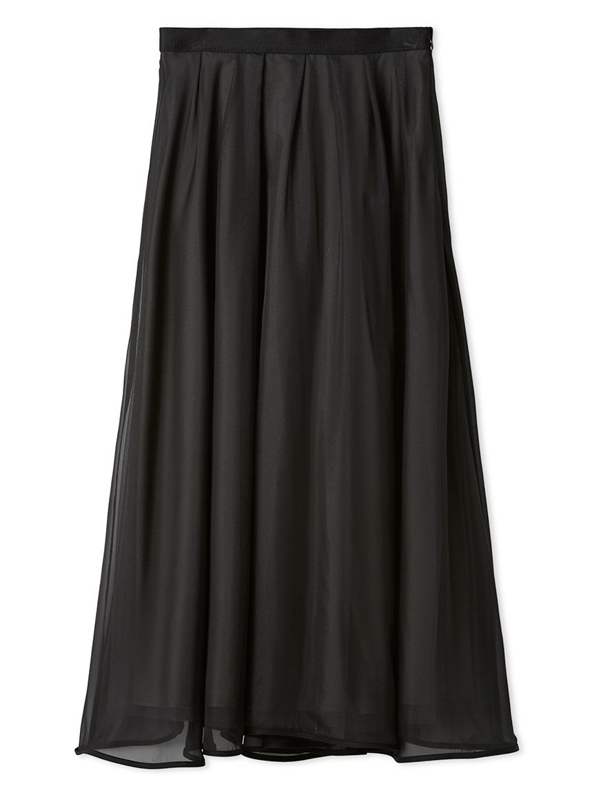 セルフォード　シアースカート　38 BLK シアータックフレアースカート(SKIRT（スカート）)｜CELFORD（セル