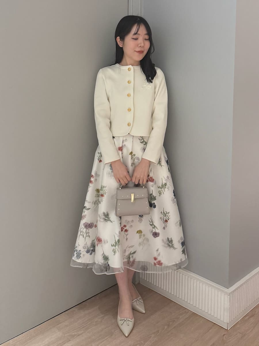 レイヤードフラワープリントスカート(SKIRT（スカート）)｜CELFORD