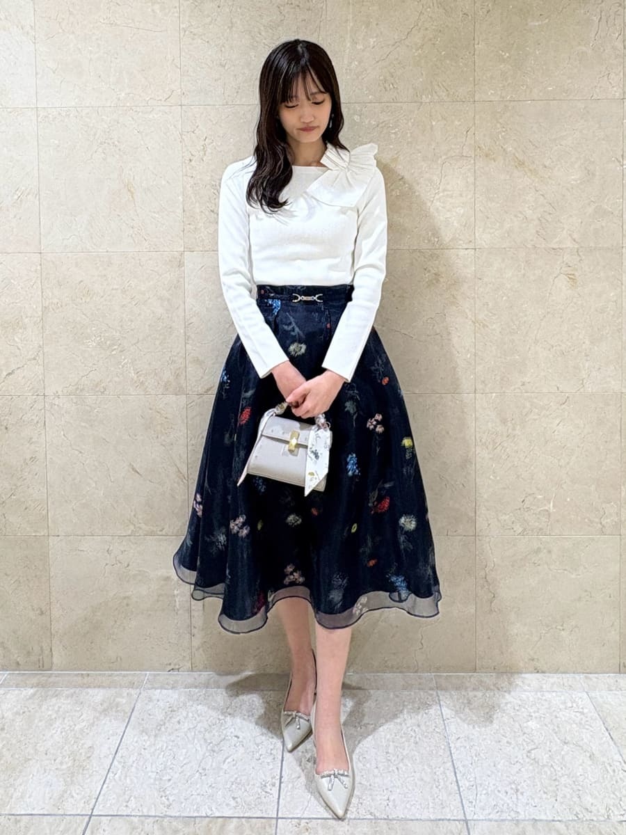 レイヤードフラワープリントスカート(SKIRT（スカート）)｜CELFORD