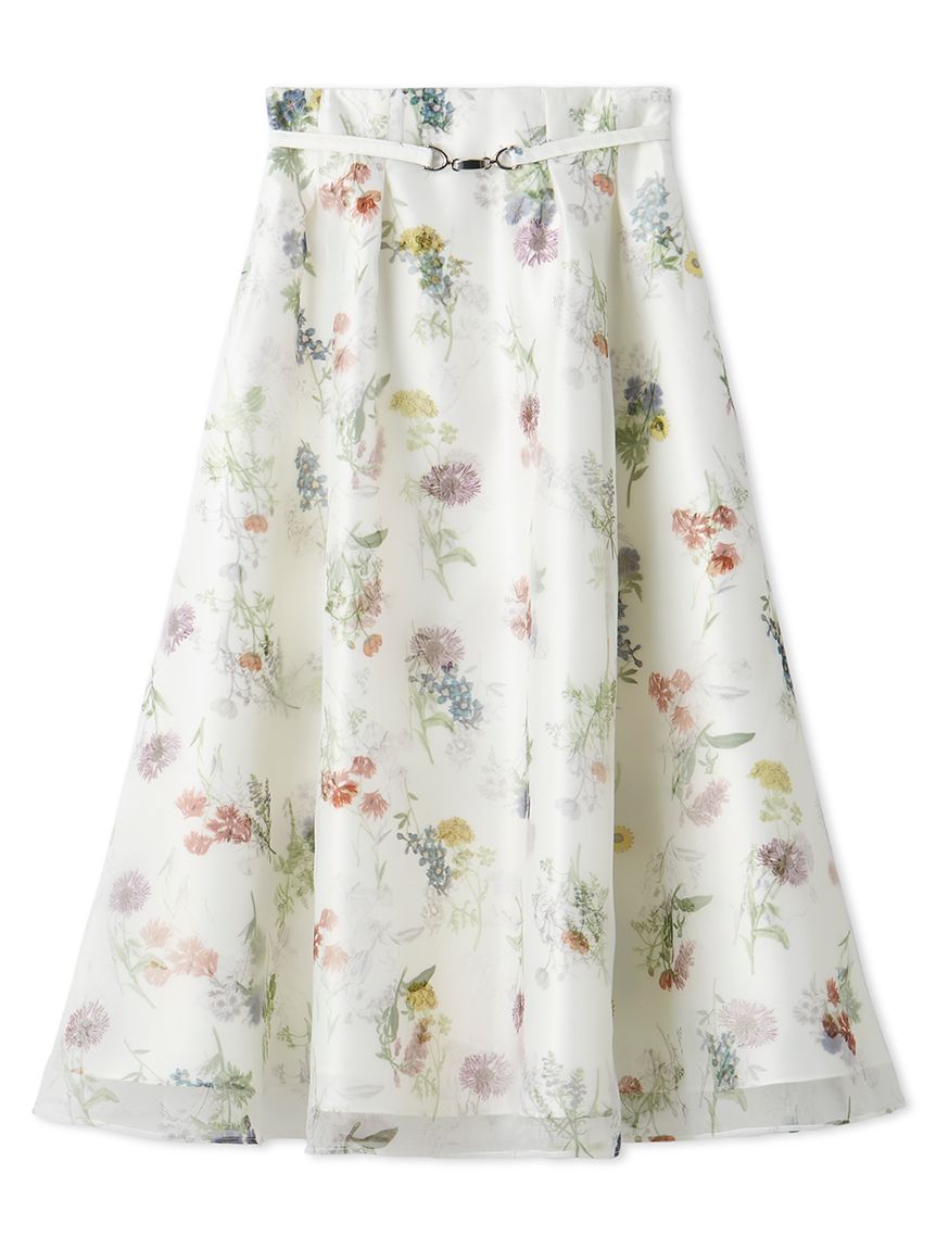 レイヤードフラワープリントスカート(SKIRT（スカート）)｜CELFORD