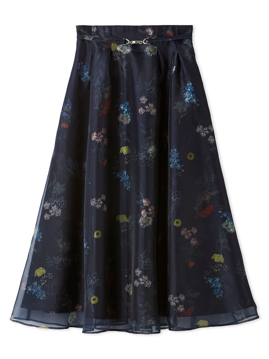 レイヤードフラワープリントスカート(SKIRT（スカート）)｜CELFORD