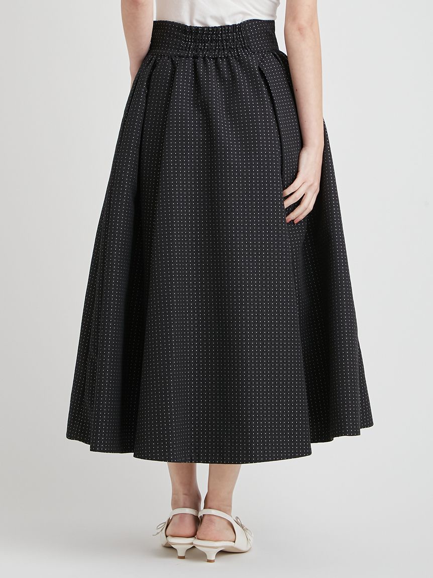 洗える】ジャガードタックフレアスカート(SKIRT（スカート）)｜CELFORD