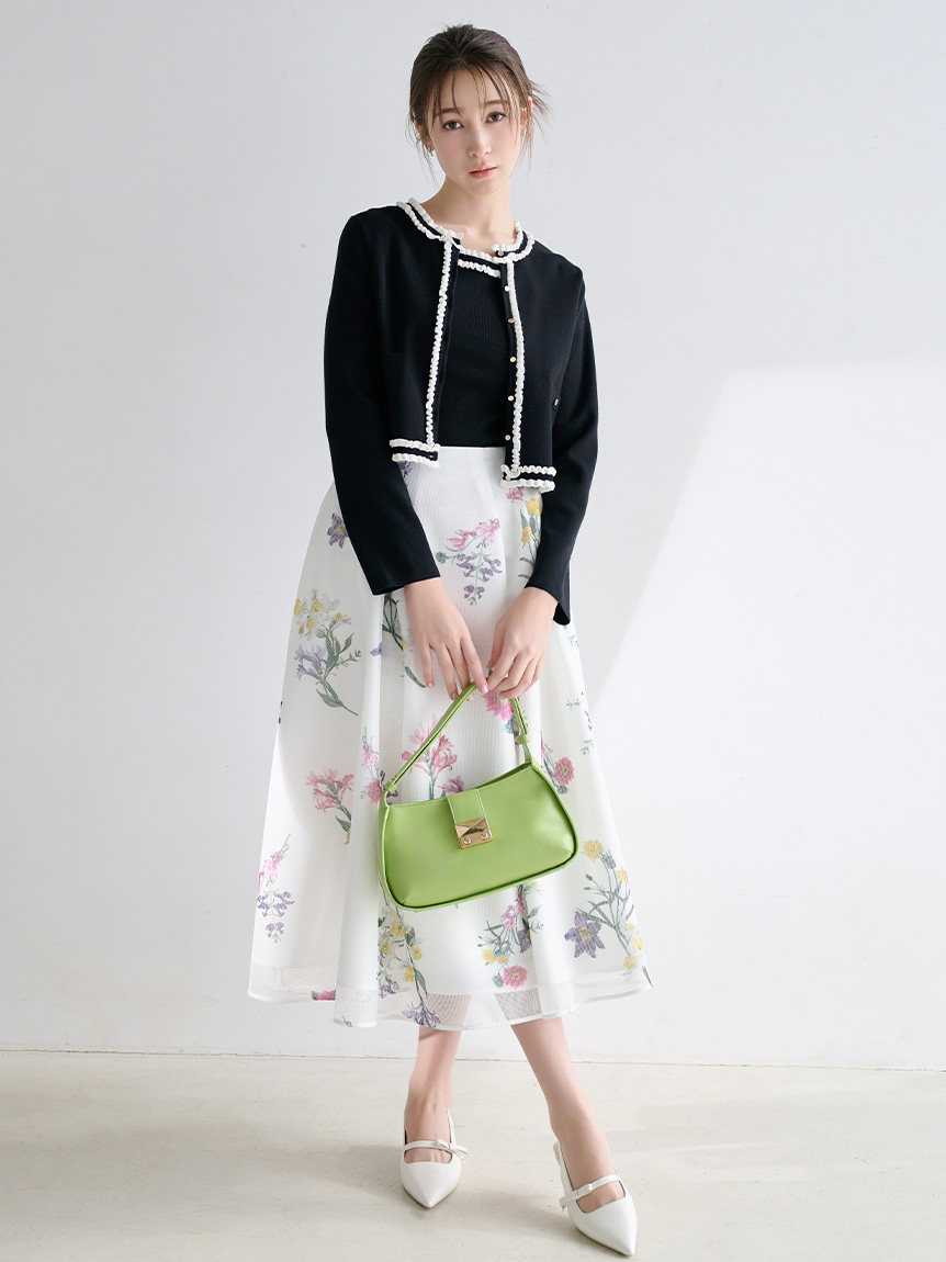 ミニメッシュフラワースカート(SKIRT（スカート）)｜CELFORD（セル