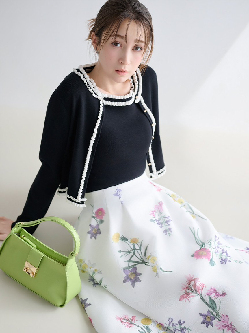 CELFORD 花柄カットアウトスカート 38 CELFORD 花柄カットアウトスカート 38 - メルカリ