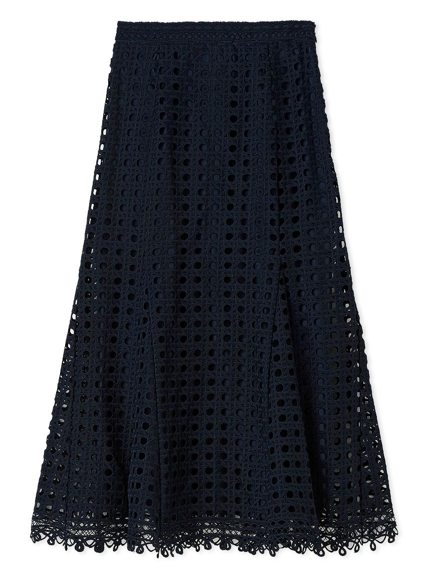 セットアップ対応】ジオメトリックパターンレーススカート(SKIRT