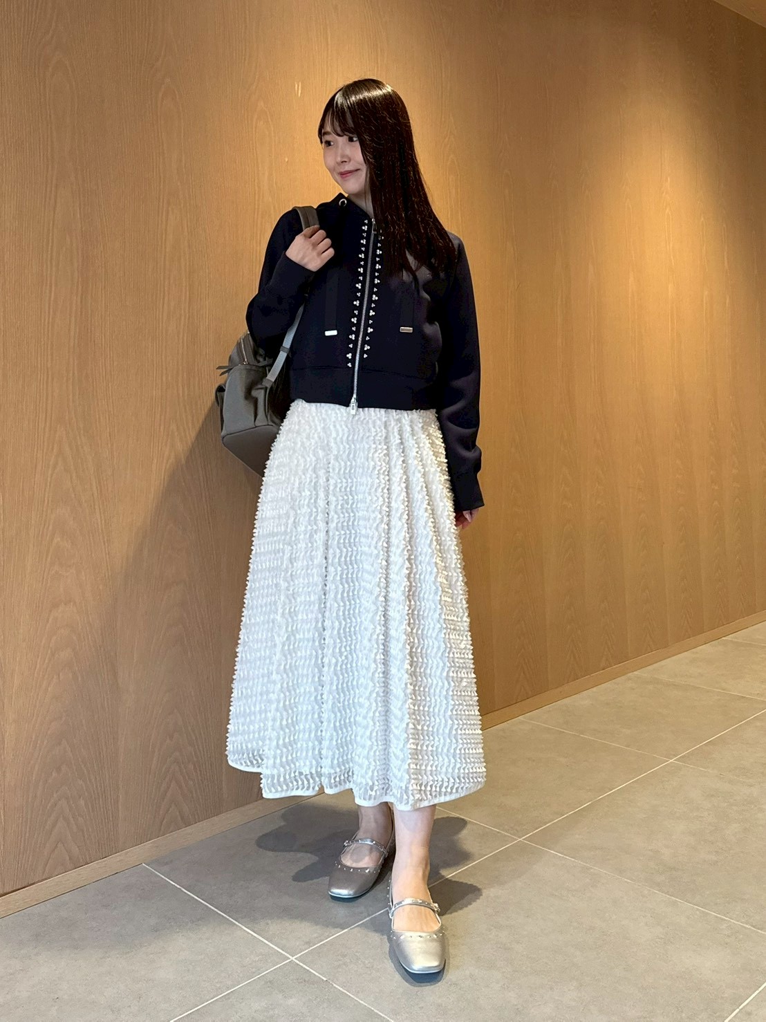 リボンジャガードタックフレアスカート(SKIRT（スカート）)｜CELFORD