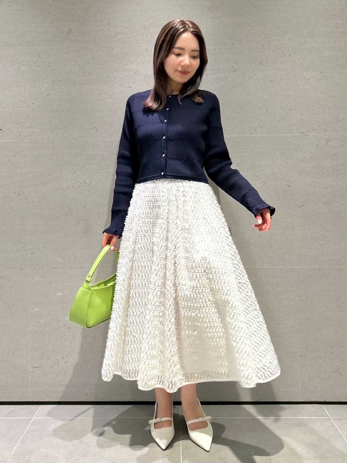リボンジャガードタックフレアスカート(SKIRT(スカート))|CELFORD リボンジャガードタックフレアスカート(SKIRT(スカート))|CELFORD