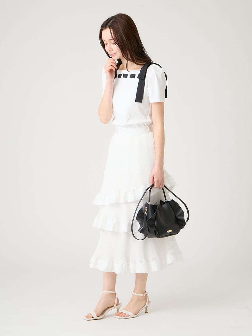 洗える】クリスタルティアードスカート(SKIRT（スカート）)｜CELFORD