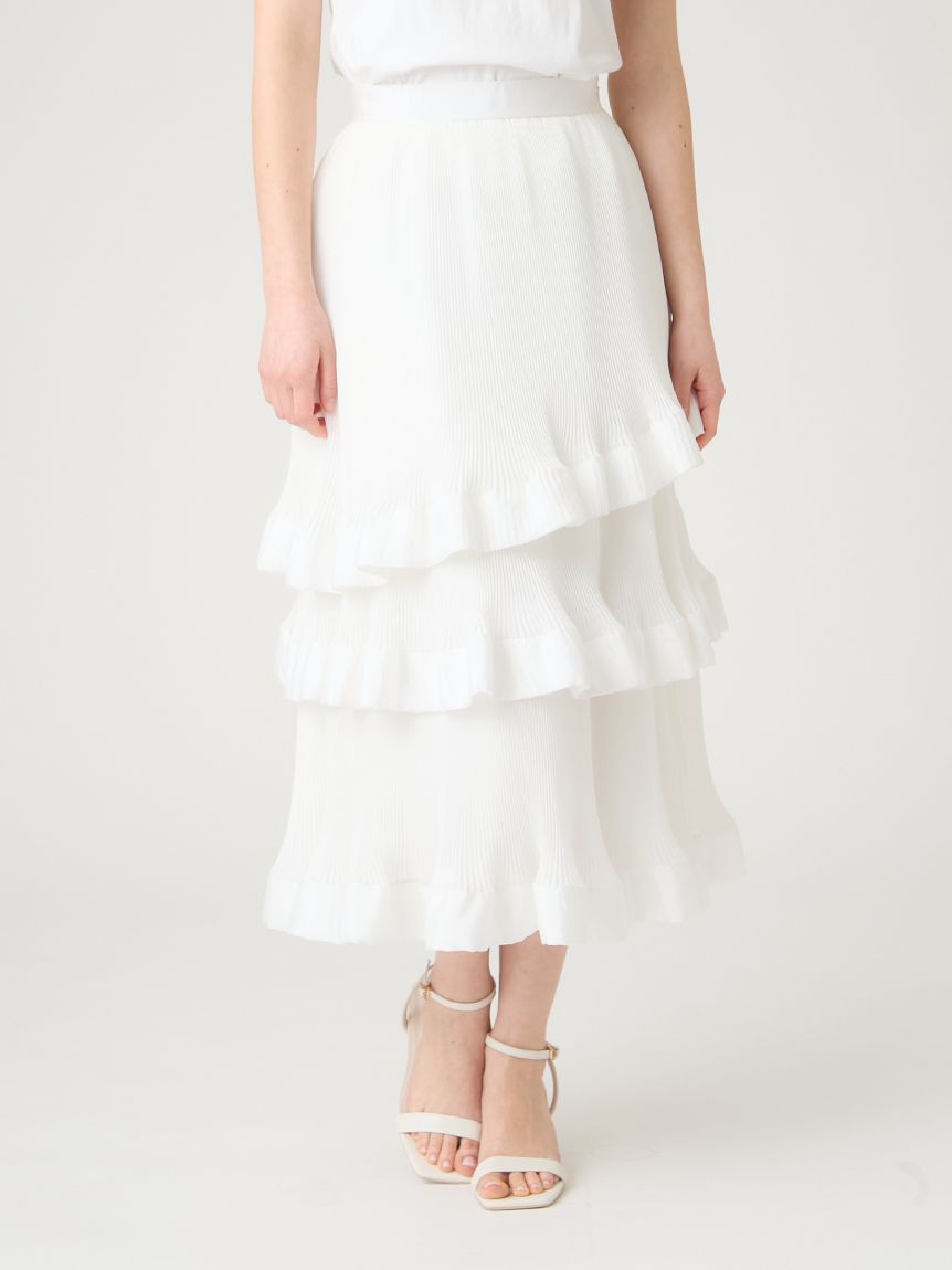 クリスタルティアードスカート(SKIRT（スカート）)｜CELFORD（セル