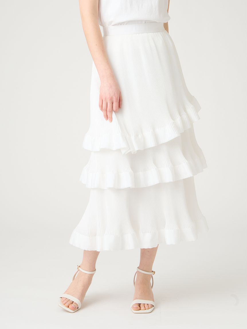 クリスタルティアードスカート(SKIRT（スカート）)｜CELFORD（セル