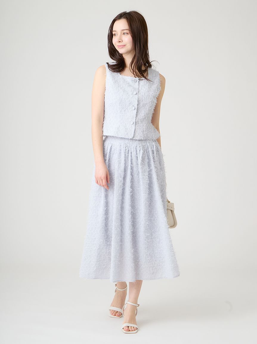洗える】カットジャカードスカート(SKIRT（スカート）)｜CELFORD（セル