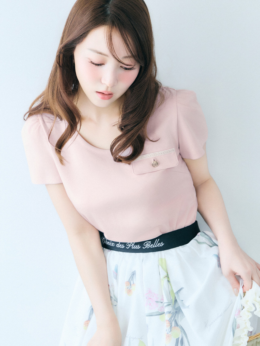 洗える】【CELFORD×P.J. REDOUTEコラボ】フレアスカート(SKIRT