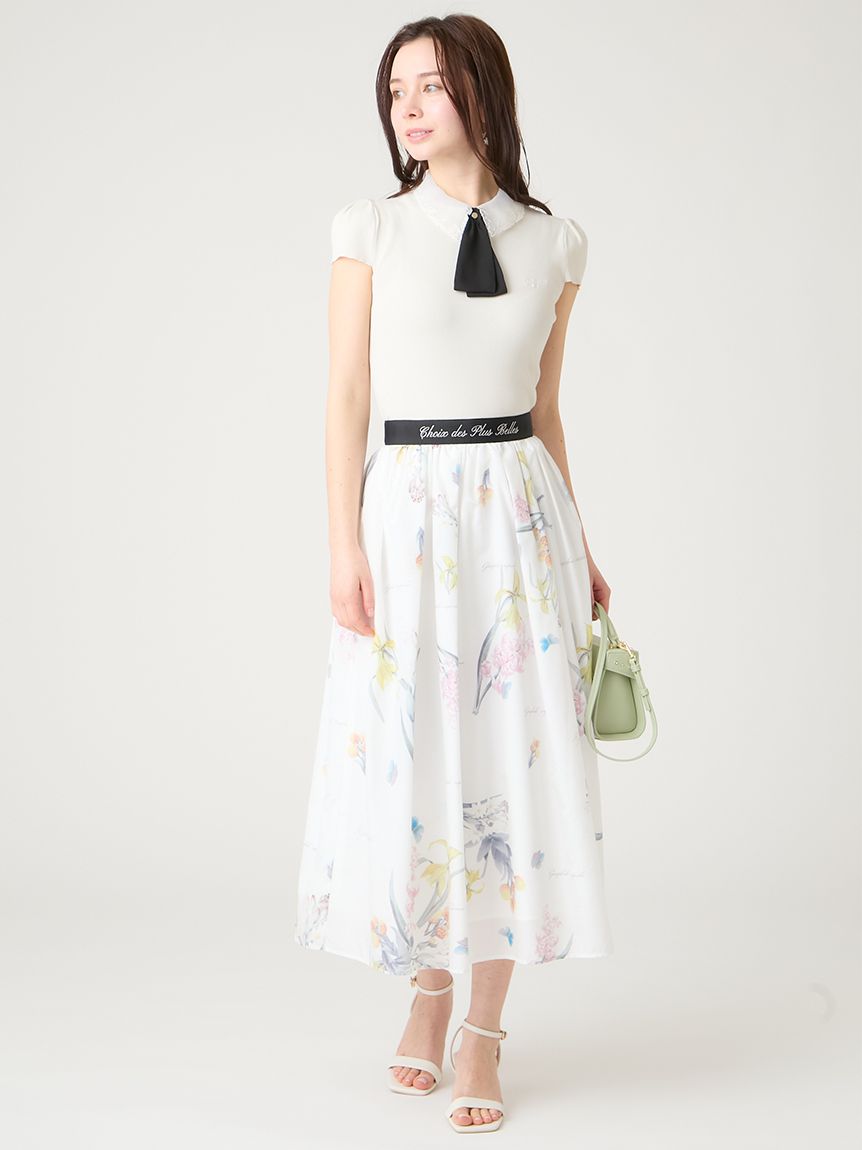 CELFORD×P.J. REDOUTEコラボ】フレアスカート(SKIRT（スカート