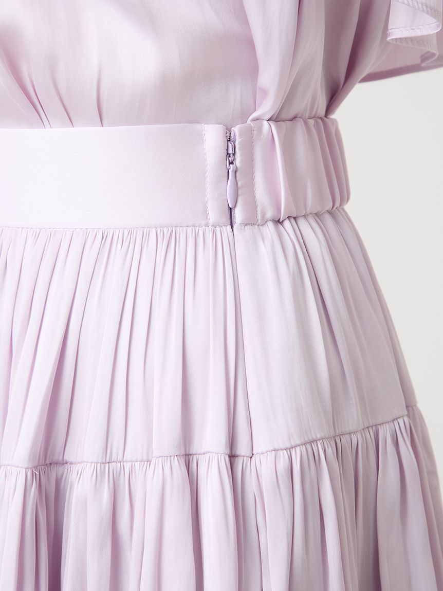 洗える】【クイックドライ】ランダムティアードスカート(SKIRT