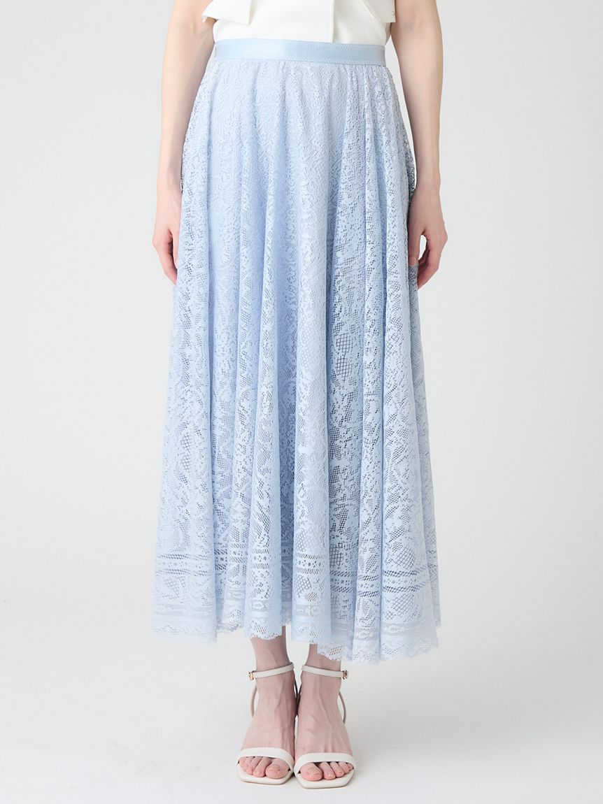 洗える】【接触冷感】サークルレーススカート(SKIRT（スカート