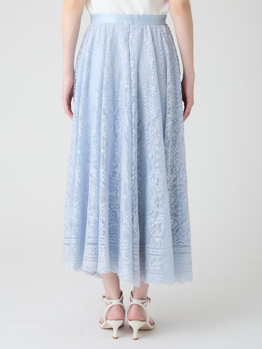 洗える】【接触冷感】サークルレーススカート(SKIRT（スカート