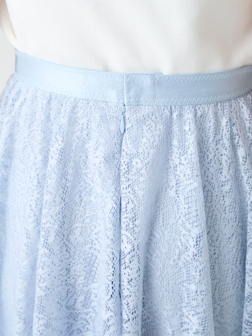 洗える】【接触冷感】サークルレーススカート(SKIRT（スカート