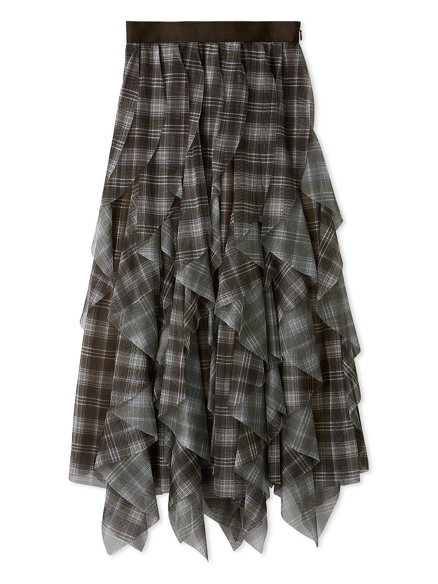 洗える】チュールラッフルスカート(SKIRT（スカート）)｜CELFORD（セル