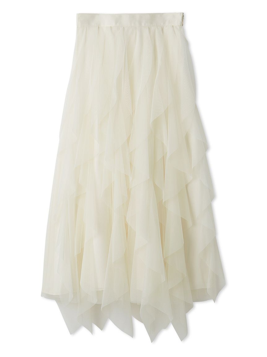 洗える】チュールラッフルスカート(ロングスカート)｜SKIRT｜CELFORD