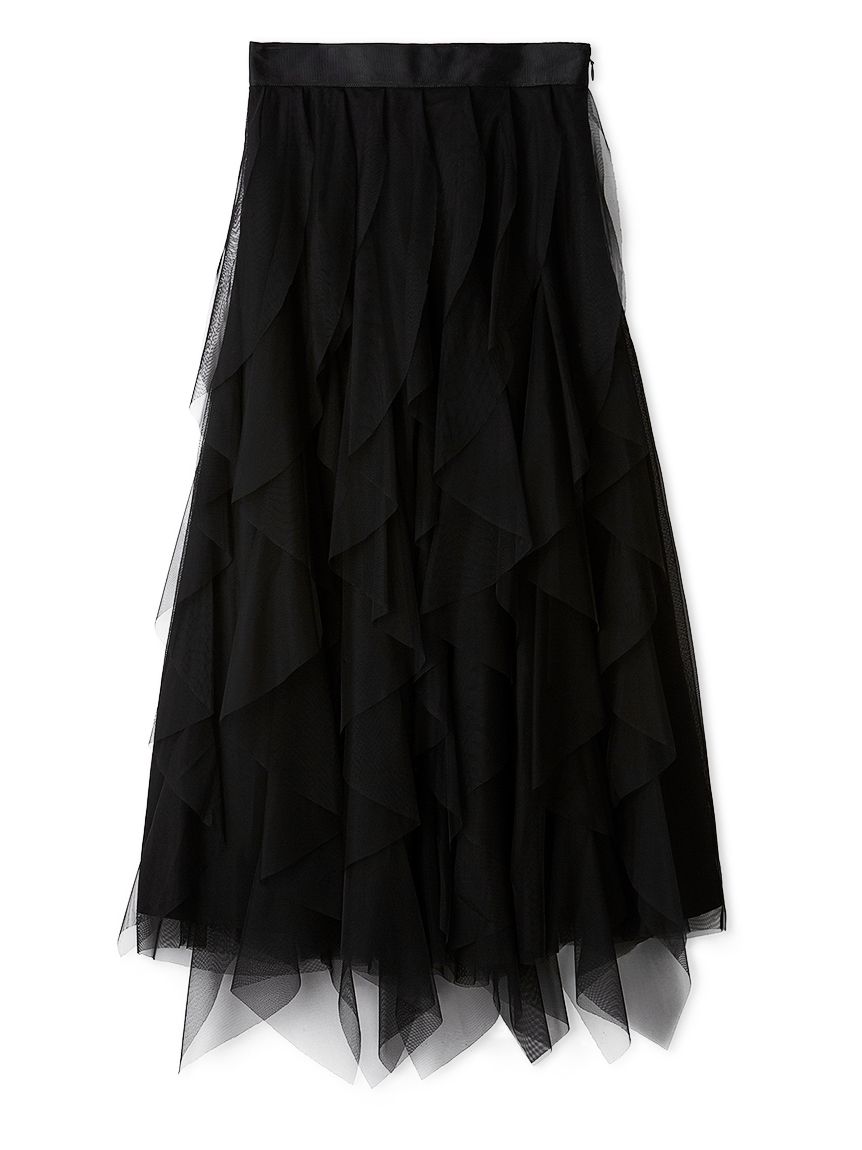 洗える】チュールラッフルスカート(SKIRT（スカート）)｜CELFORD（セル
