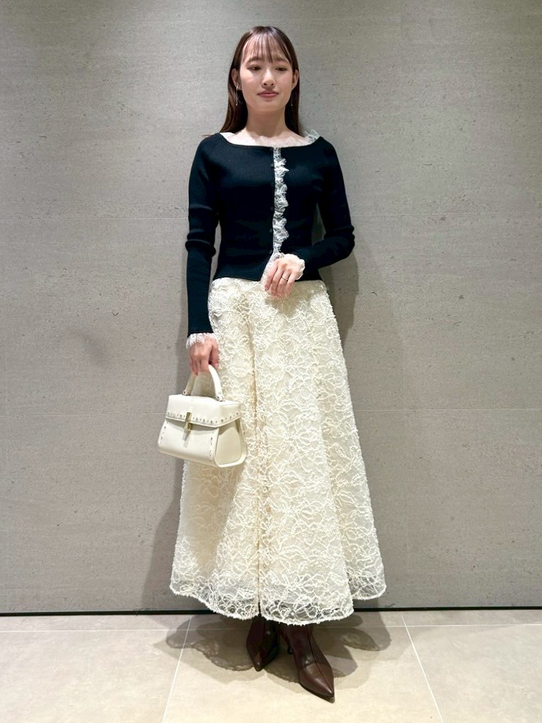 レース刺繍スカート(SKIRT（スカート）)｜CELFORD（セルフォード）の