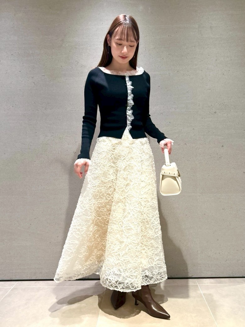 レース刺繍スカート(SKIRT（スカート）)｜CELFORD（セルフォード）の