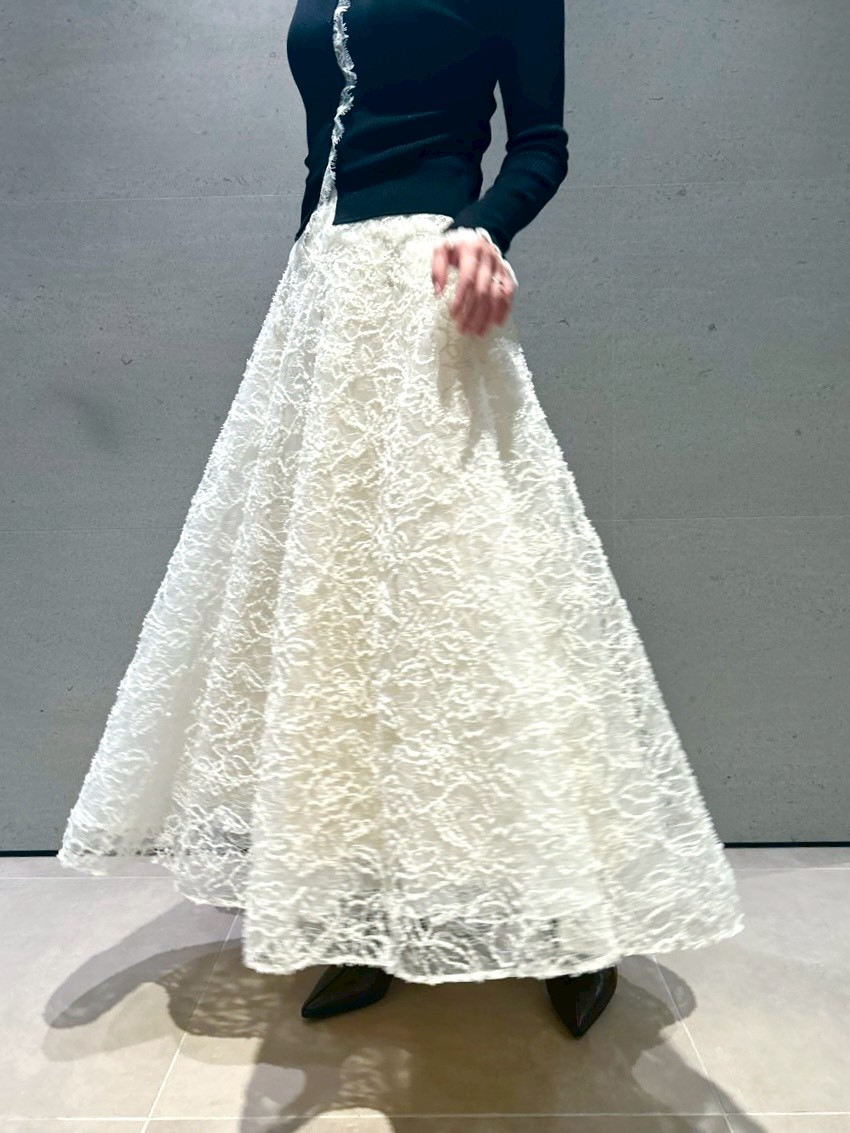 レース刺繍スカート(SKIRT（スカート）)｜CELFORD（セルフォード）の