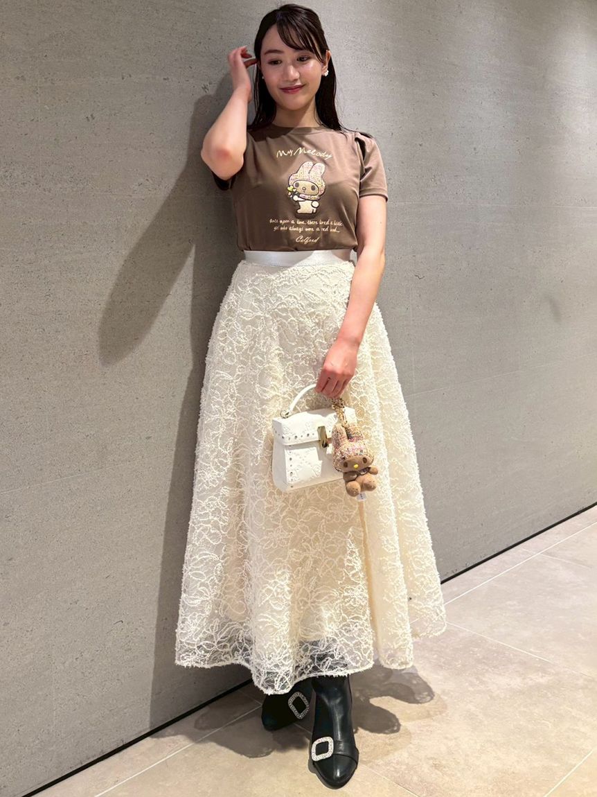 レース刺繍スカート(SKIRT（スカート）)｜CELFORD（セルフォード）の