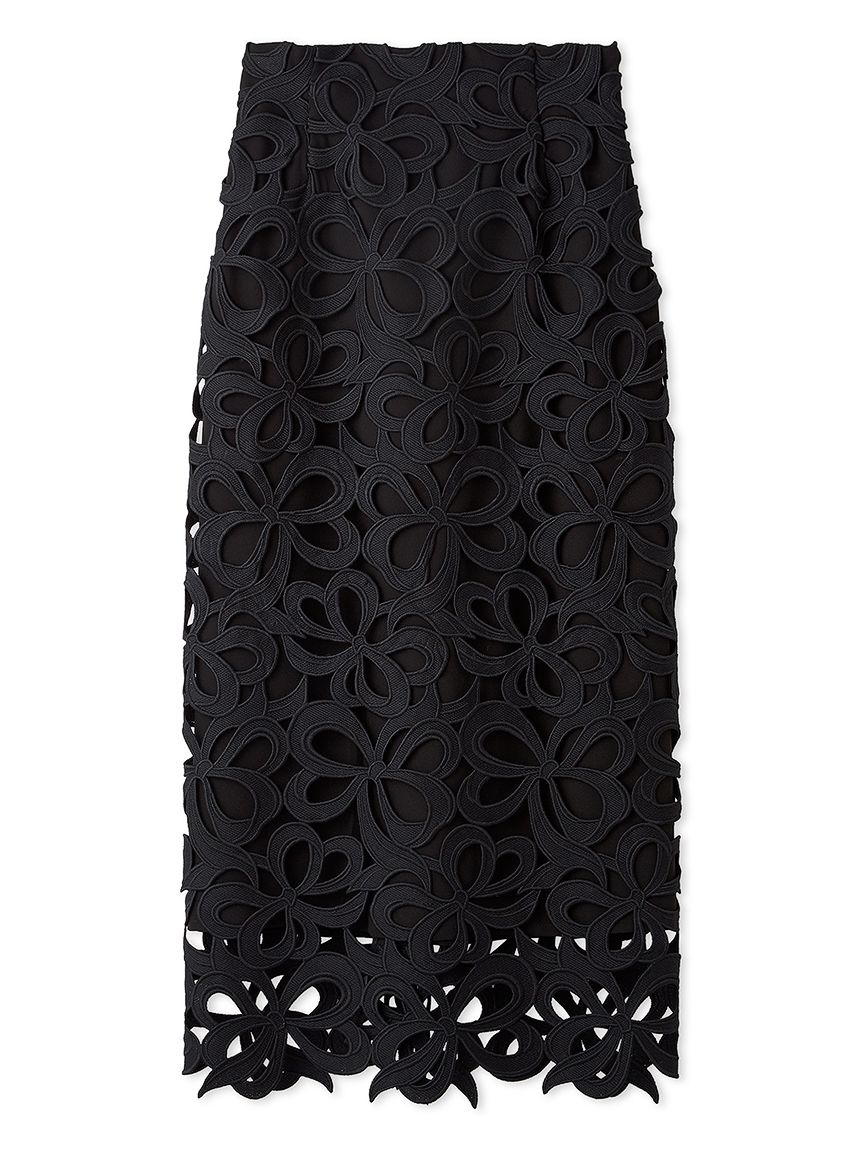 WEB限定34サイズ展開】リボンレーススカート(SKIRT（スカート