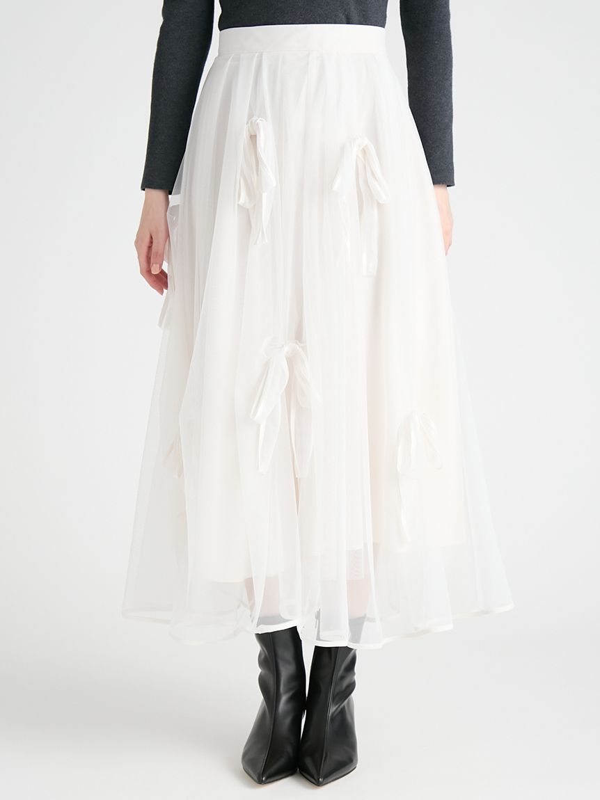 リボンチュールスカート(SKIRT（スカート）)｜CELFORD（セルフォード