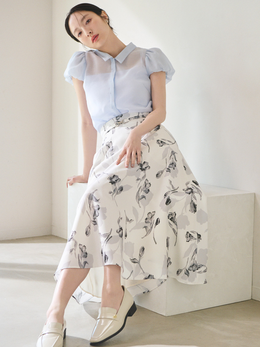 サイドビジューリボンピアス(ピアス・イヤリング)|ACCESSORIES サイドビジューリボンピアス(ピアス・イヤリング)|ACCESSORIES