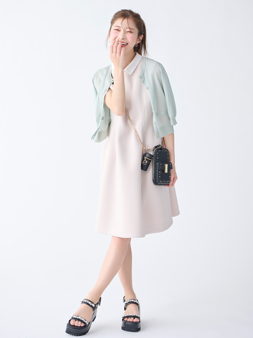 ビジューハートフープピアス(ピアス・イヤリング)｜ACCESSORIES