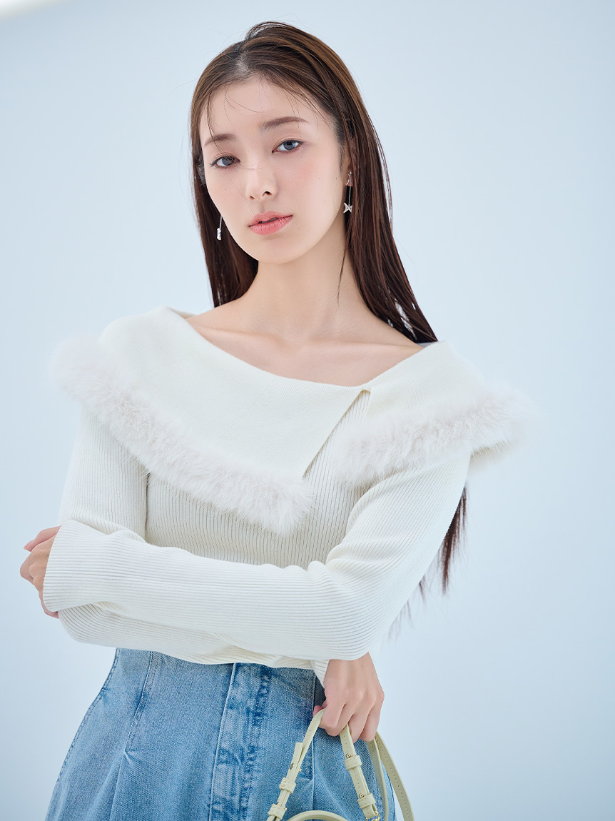 HANAE MORI×CELFORDコラボ】シグネチャーロゴパールイヤリング(ピアス