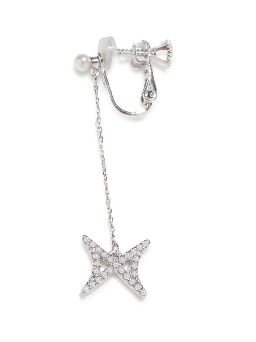 HANAE MORI×CELFORDコラボ】シグネチャーロゴパールイヤリング