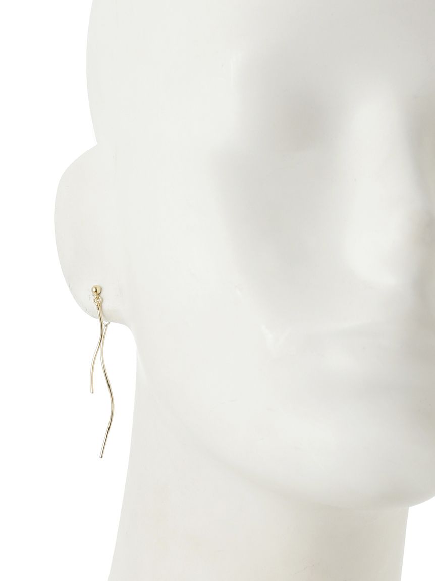 メタルニュアンスバーピアス(ピアス)｜ACCESSORIES