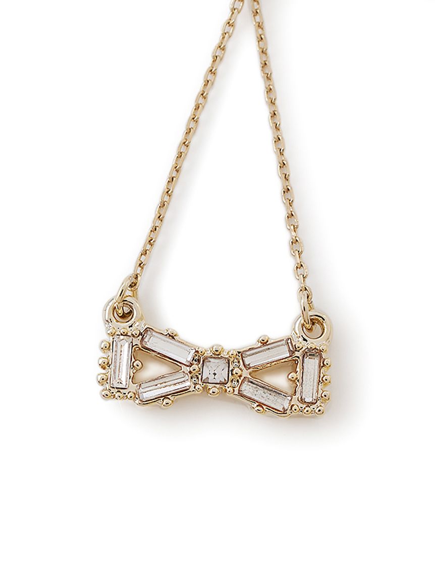 クリスタルリボンスイングピアス(ピアス)｜ACCESSORIES