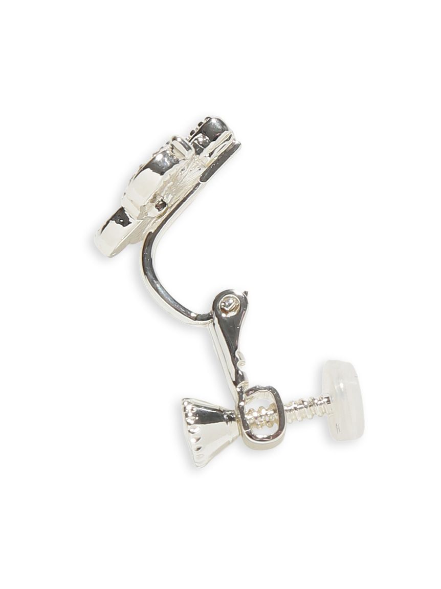 カリグラフィーロゴビジューイヤリング(ピアス・イヤリング