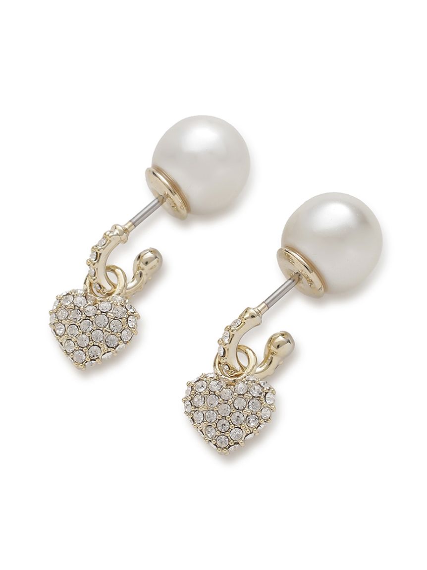 パヴェビジューハートピアス(ピアス・イヤリング)｜ACCESSORIES