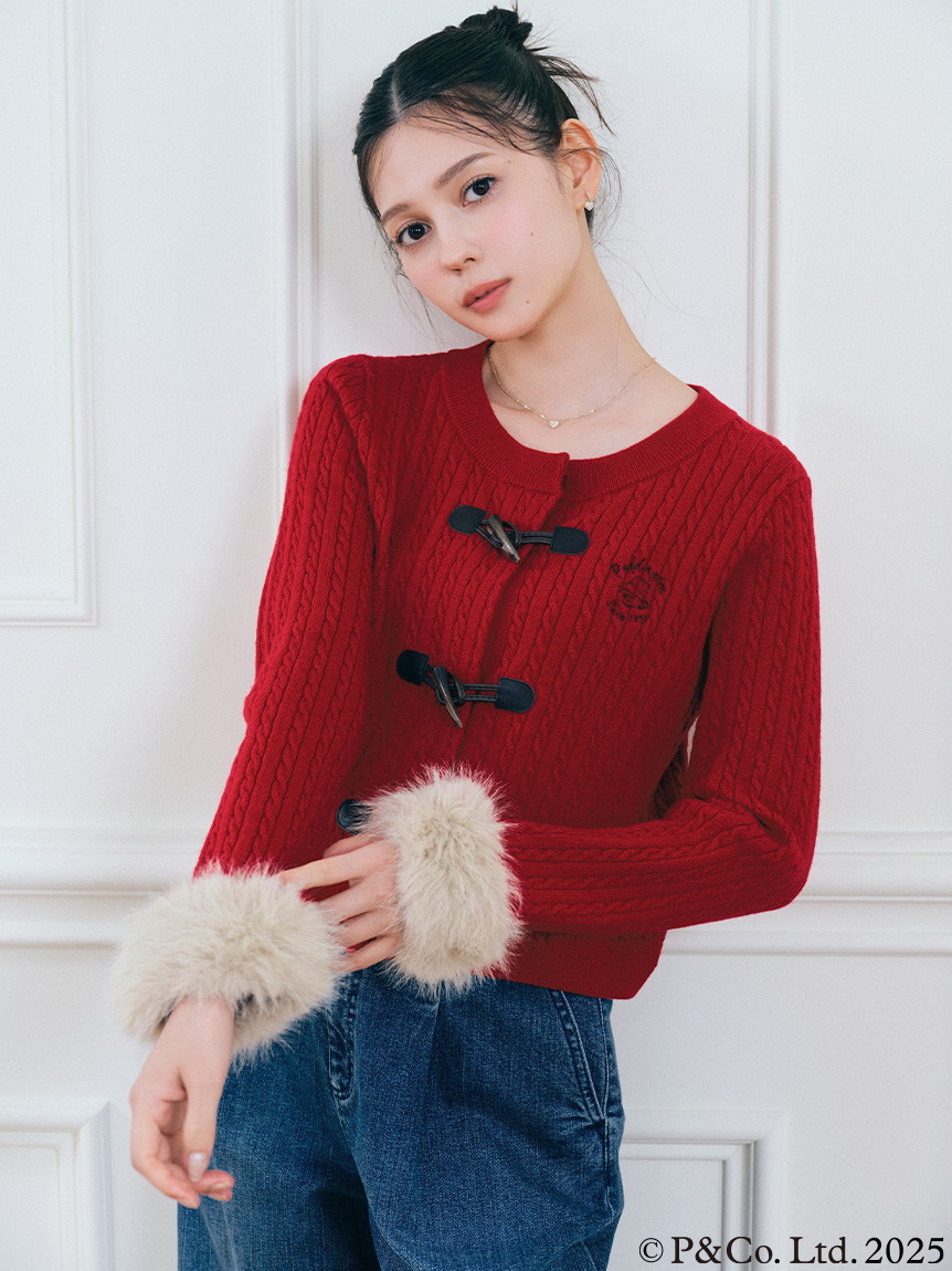 パヴェビジューハートネックレス(ネックレス)｜ACCESSORIES