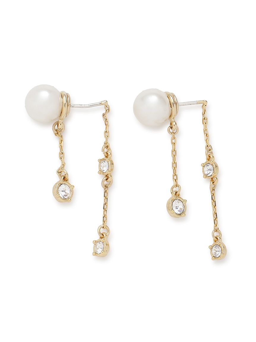 ショートスイングビジューピアス(ピアス・イヤリング)｜ACCESSORIES