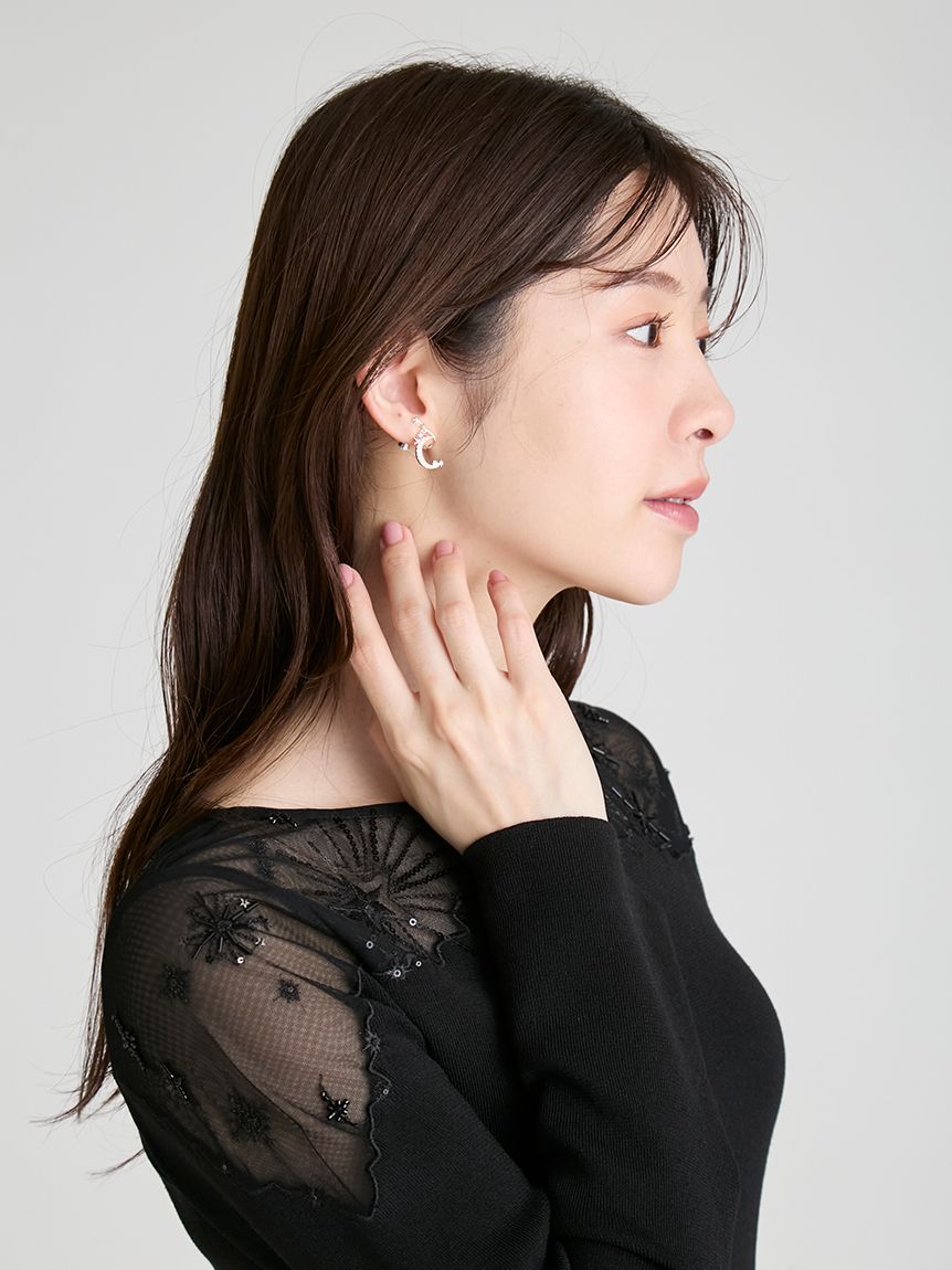 YUMI KATSURA for CELFORD】コラボスターリービジューイヤリング