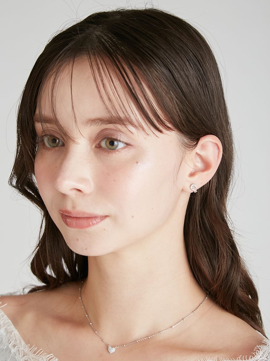 ラッキーホースシュービジューピアス(ピアス・イヤリング