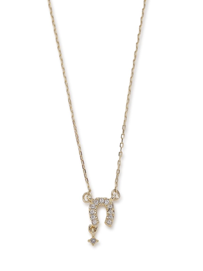 ラッキーホースシュービジューネックレス(ネックレス)｜ACCESSORIES