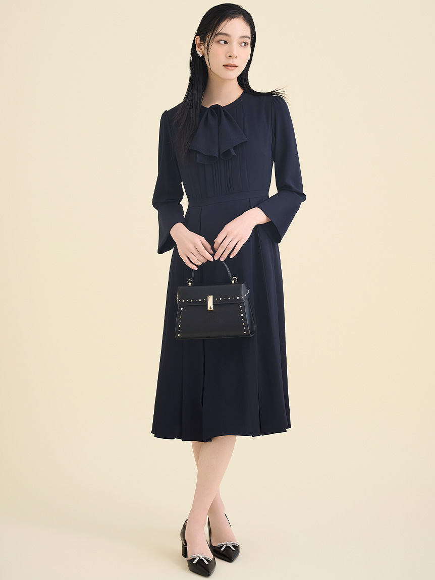 リボンビジューイヤリング(ピアス・イヤリング)｜ACCESSORIES
