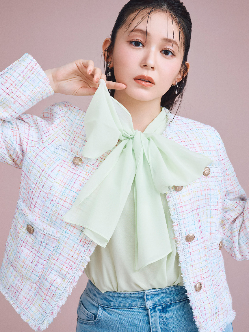 ビジューチューリップイヤリング(ピアス・イヤリング)｜ACCESSORIES