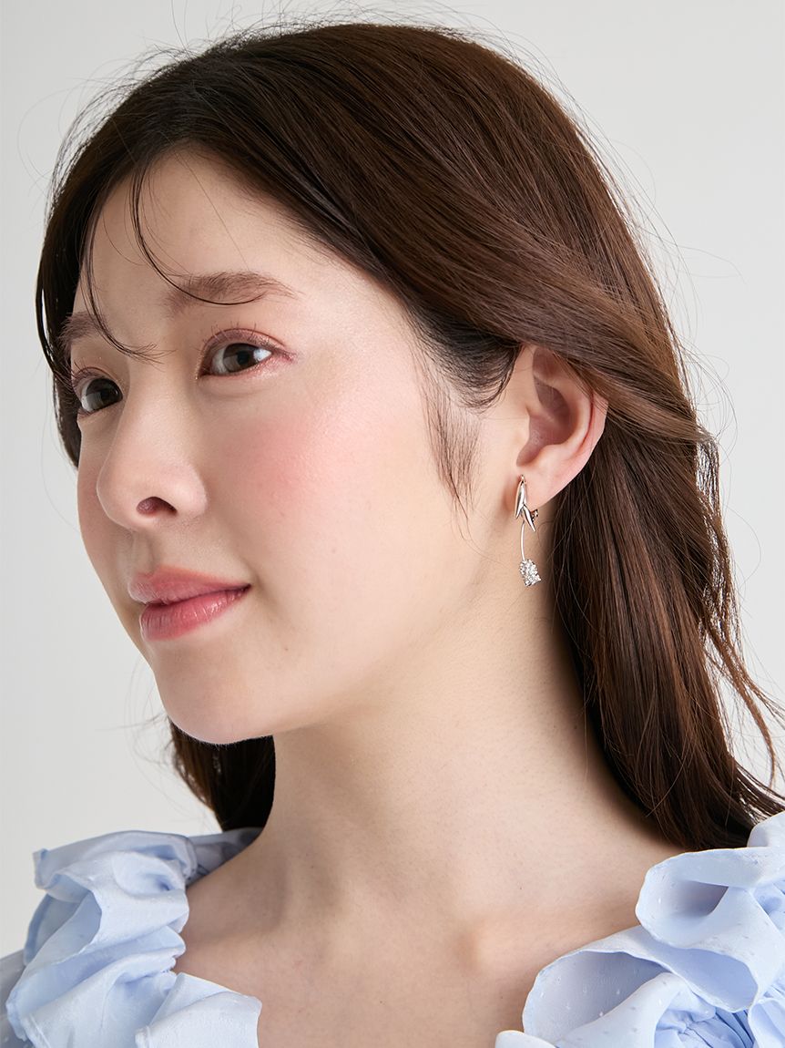 ビジューチューリップイヤリング(ピアス・イヤリング)｜ACCESSORIES