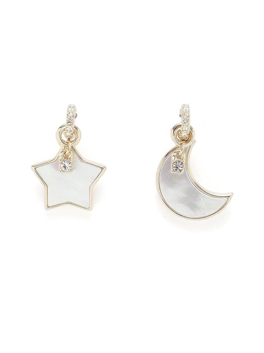 ムーン＆スター白蝶貝スイングピアス(ピアス)｜ACCESSORIES
